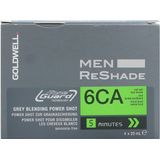 Goldwell Men Reshade Grey Blending Power Shot - 4x20ml - Haarkleuring - Grijs