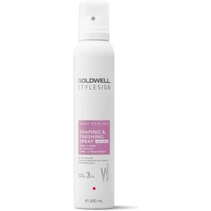 Goldwell Stylesign Heat Styling Form- & Finish-Spray Haarlak, Wit, 200 ml