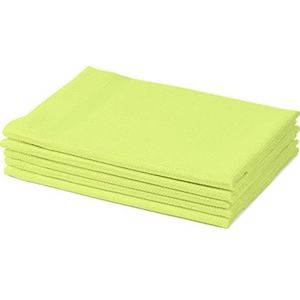 Set van 5 glazen doeken, 45 x 65 cm - groen