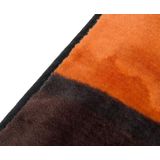 Gözze - Antigua - Woon- en Knuffeldeken - Kaneel/Taupe/Choco - 100% Microvezel