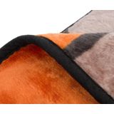 Gözze - Antigua - Woon- en Knuffeldeken - Kaneel/Taupe/Choco - 100% Microvezel