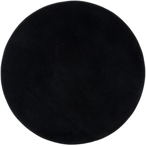 RIO PREMIUM - Badmat - Zwart - 100% Polyester - Diameter 110 cm
