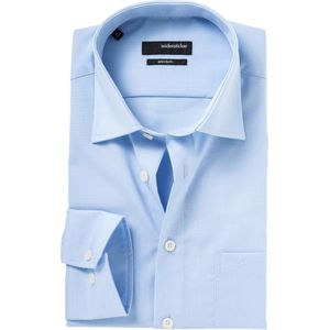 Seidensticker - Kent - Blouse - Blauw - 100% Katoen - Lange Mouwen