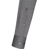 Seidensticker - Regular Fit Overhemd - Grijs Fil a Fil - Strijkvrij - 100% Katoen