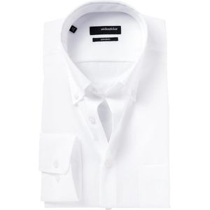 Seidensticker - Businesshemd - Wit - 100% Katoen - Regular Fit - Strijkvrij