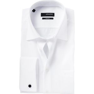 Seidensticker - Regular Fit Overhemd - Wit - 100% Katoen - Strijkvrij
