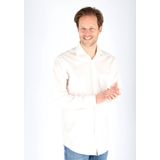 Seidensticker - Regular Fit - Overhemd - Beige - 100% Katoen