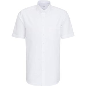 Seidensticker Modern strijkvrije 3011 zakelijke blouse, wit (01), 49 heren, Wit.
