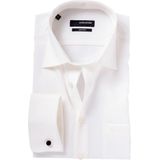 Seidensticker - Herenoverhemd - Ecru - Katoen - Casual Pasvorm