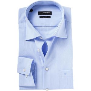 Seidensticker - Splendesto Overhemd - Lichtblauw - Katoen - Strijkvrij