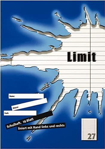 Schulheft Limit A4 Lineatur 27 16 Blatt blau