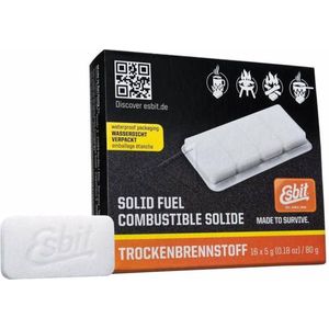 Esbit Tabletten voor droge brandstof 16 x 5 g voor zakkachels