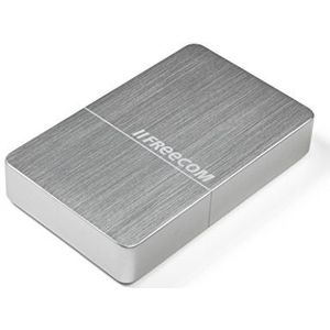 Freecom mHDD Desktop Drive, externe harde schijf met USB 3.0, tot 5 GBit/s overdrachtssnelheid, zilver mHDD desktop 4 TB zilver