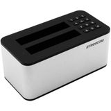 Freecom mDock Keypad Secure USB 3.2 Gen 1 (3.1 Gen 1) Type-C Zwart, Grijs