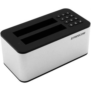 Freecom mDock Keypad Secure USB 3.2 Gen 1 (3.1 Gen 1) Type-C Zwart, Grijs