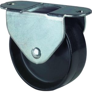 BS Rollen Kastwieltje | wiel-d. 16 mm draagvermogen 30 kg | materiaal wiel kunststof | met schroefplaat | 1 stuk - E50.016 - E50.016