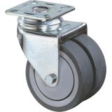 Doppel-Lenkrolle ø 75 mm 80 kg - B100.A85.075 - Bs Rollen