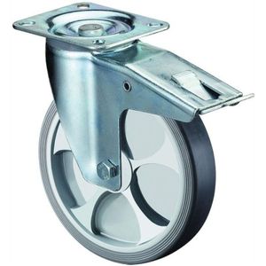 Lenkrolle 160mm L420.B44 Platte,thermopl.RL,Fest L420.B44.161