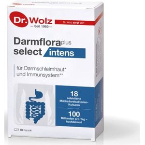 Dr Wolz - Darmflora plus Select Intens - Probiotica - 80 Capsules - 100 miljard bacteriën