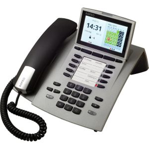 Agfeo - ST 45 - Systeemtelefoon - Zilver - Kleurenscherm - Soft-Keys
