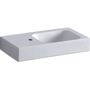 Geberit Icon fontein 53x31x13.5cm 1 wasbak 1 kraangat Links zonder overloopgat Keramiek Wit glans 124153600