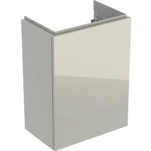 Geberit Acanto fonteinonderkast 396 x 534 x 246 mm corpus mat zand front zand glas zonder kraanwerk zonder wastafel 500607JL2