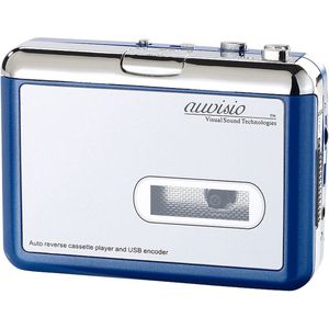 Auvisio Tape2PC, MP3-speler + draagbare audioapparatuur, Zilver, Wit