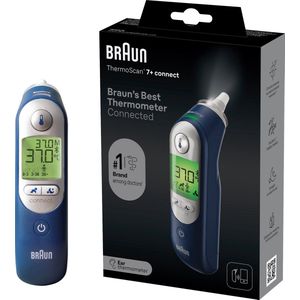 Braun - ThermoScan 7+ connect - Oorthermometer - Digitaal - Kleurcodes