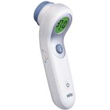 Braun - No Touch Thermometer - Digitale Thermometer - Wit - Met Pilootlicht