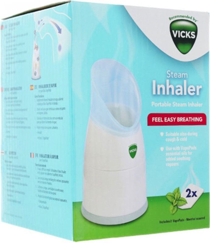 Vicks Stoominhalatieapparaat met 2 VapoPads Menthol