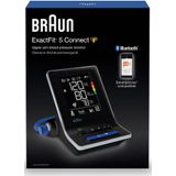 Braun - ExactFit 5 Connect - Bovenarmbloeddrukmeter - Wit - Inclusief Manchetten