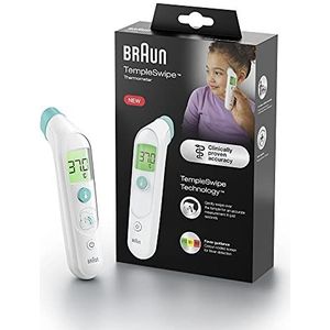 Braun - Sensian Swipe 5 - Digitale Thermometer - Kleurgecodeerd Display - Baby- en Kindvriendelijk
