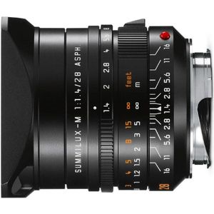 Leica 11668 Summilux-M 28mm F/1.4 ASPH Black Chrome