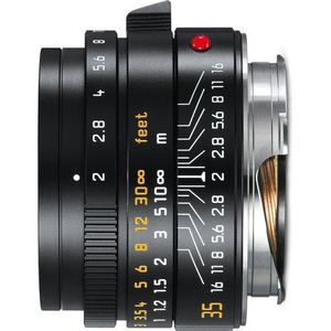 Leica Summicron-M 35mm f/2.0 ASPH M-mount objectief Zwart