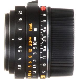 Leica - Elmarit 28mm F/2.8 ASPH - Zwart - Camera Lens