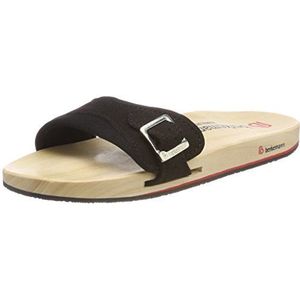 Berkemann Berkilette sandalen voor volwassenen, uniseks, zwart, 44 EU