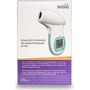 Scala - Infrarood Contactloze Voorhoofdthermometer - Contactloos - Voorhoofd - Geheugen tot 10 Records