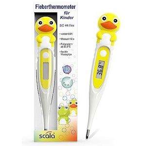 scala Digitale koortsthermometer SC 44 flex eend, wit, kinderen en baby's, motief