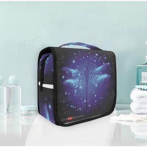 Hangende opvouwbare toilettas ruimte libelle make-up reisorganizer tassen tas voor vrouwen meisjes badkamer