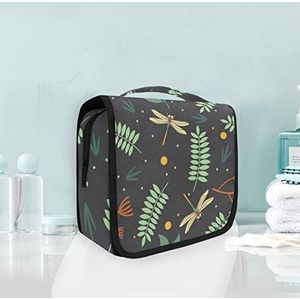 Hangende opvouwbare toilettas schattige libelle make-up reisorganizer tassen tas voor vrouwen meisjes badkamer