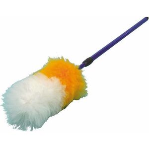 Plumeau - Lamswol - Multi - 60cm - Telescoopsteel 95cm