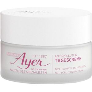 Ayer - Anti-Pollution Dagcrème - Wit - Plantenextracten - SPF 10