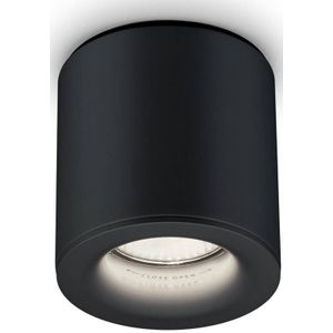 Helestra Lot buiten plafondlamp, IP65, zwart