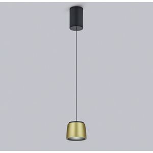 Helestra Ove LED hanglamp Ø9,5cm goud-zwart