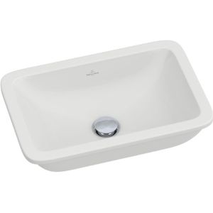 Villeroy & Boch Loop en Friends onderbouwwastafel 45x28cm zonder overloop zonder kraangat wit 61631101