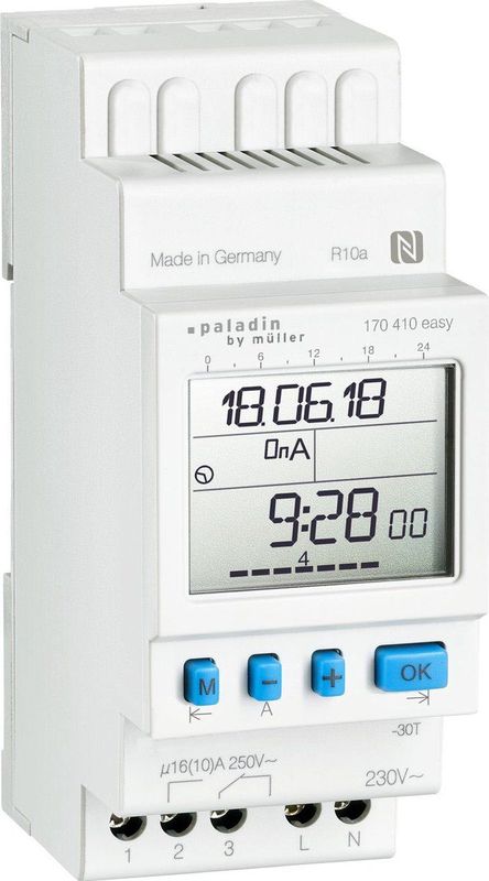 Paladin - Digitale Schakelklok - 1 Kanaals - 230 Volt - 7-daagse Schakeltijd