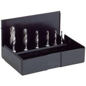 Völkel Metaalboorbit combi-set HSSG - M3-4-5-6-8-10 - 1/4"" bithouder