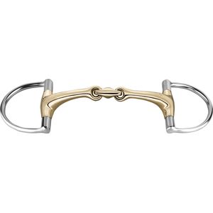 Sprenger Dynamic Hunter D ring Dubbel gebroken SensoganThickness: 14 mm - 13.5 | D-trensen bit paard