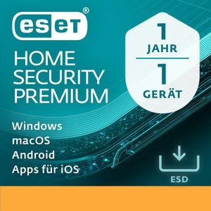 ESET - ESD HOME Security Premium - Antivirus - 1 Gebruiker - 1 Jaar