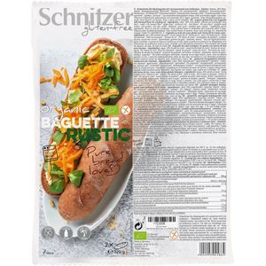 Schnitzer - Baguette Rustic - 160 Gram - Biologisch - Glutenvrij - Per 2 Stuks